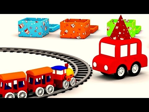dessin-animé-éducatif-pour-enfants-de-4-voitures---un-anniversaire