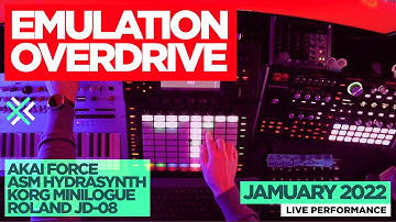 Ambient Soundscape - Akai Force, ASM Hydrasynth, Korg Minilogue & Roland JD-08 live session