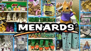 FIRST TIME at Menards Easter Spring Decor Shop With Me 🌷🐰
