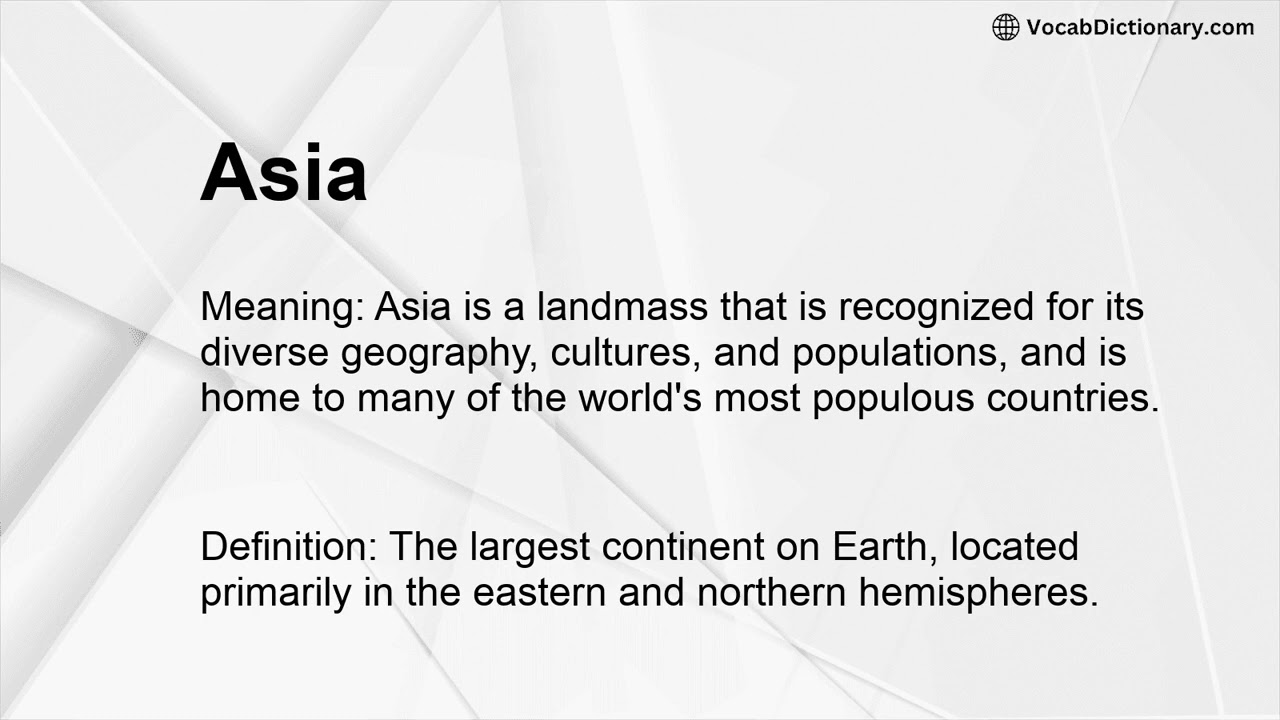 Asia Meaning