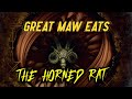 GREAT MAW EATS THE HORNED RAT