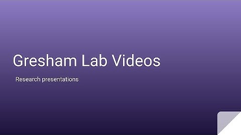 Evolutionary Dynamics, David Gresham 2017