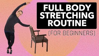 Beginner Full Body Stretching Routine- Workout with Jordan screenshot 1
