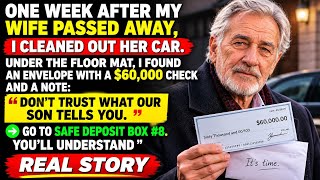 A Week After My Wife Died, I Found a Hidden Envelope in Her Car — What the Note Revealed Changed
