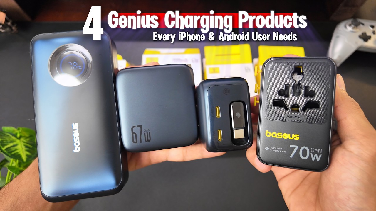 4 Genius Charging Products Every iPhone & Android User Needs | Baseus EnerCore Series Review