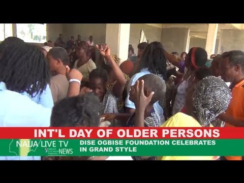 Dise Ogbise foundation put smiles on Elderly Persons