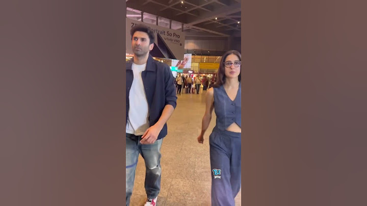 Airport vibes, but make it glamorous — Aditya Roy & Sara Ali Khan stealing the spotlight! ❤️😍