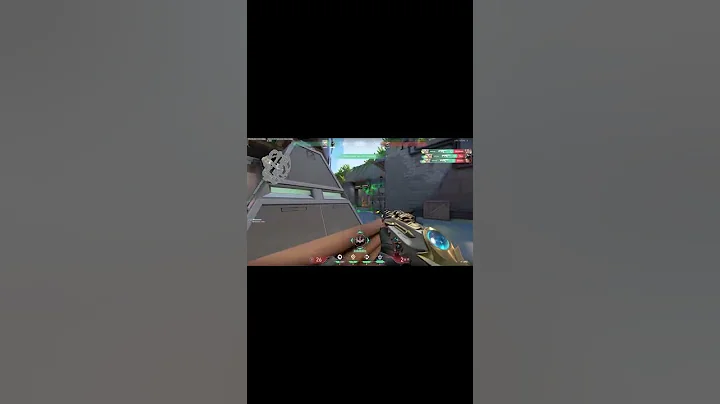 NASTY SHOT THROUGH VIPER'S WALL #shorts