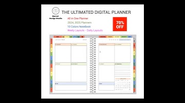 Digital Planner 2024 2025 Undated Goodnotes Xodo Notability Noteshelf iPad Planner Android 10 Themes