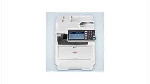 Check OKI MFC MB562dnw mono printer 49,6 x 42,7 x 47,8 Top