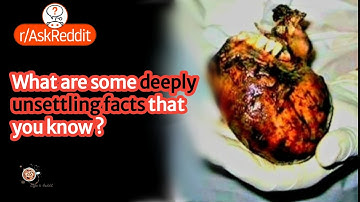 What are some deeply unsettling facts that you know? r/askreddit