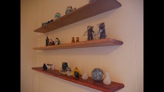 Make DIY Floating Shelves with No Special Hardware!