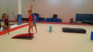 RONDATA FLIC al corpo libero allenamento TUTORIAL ginnastica artistica