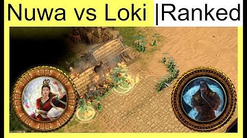 Nuwa vs Loki | 1v1 Ranked | Age of Mythology Retold