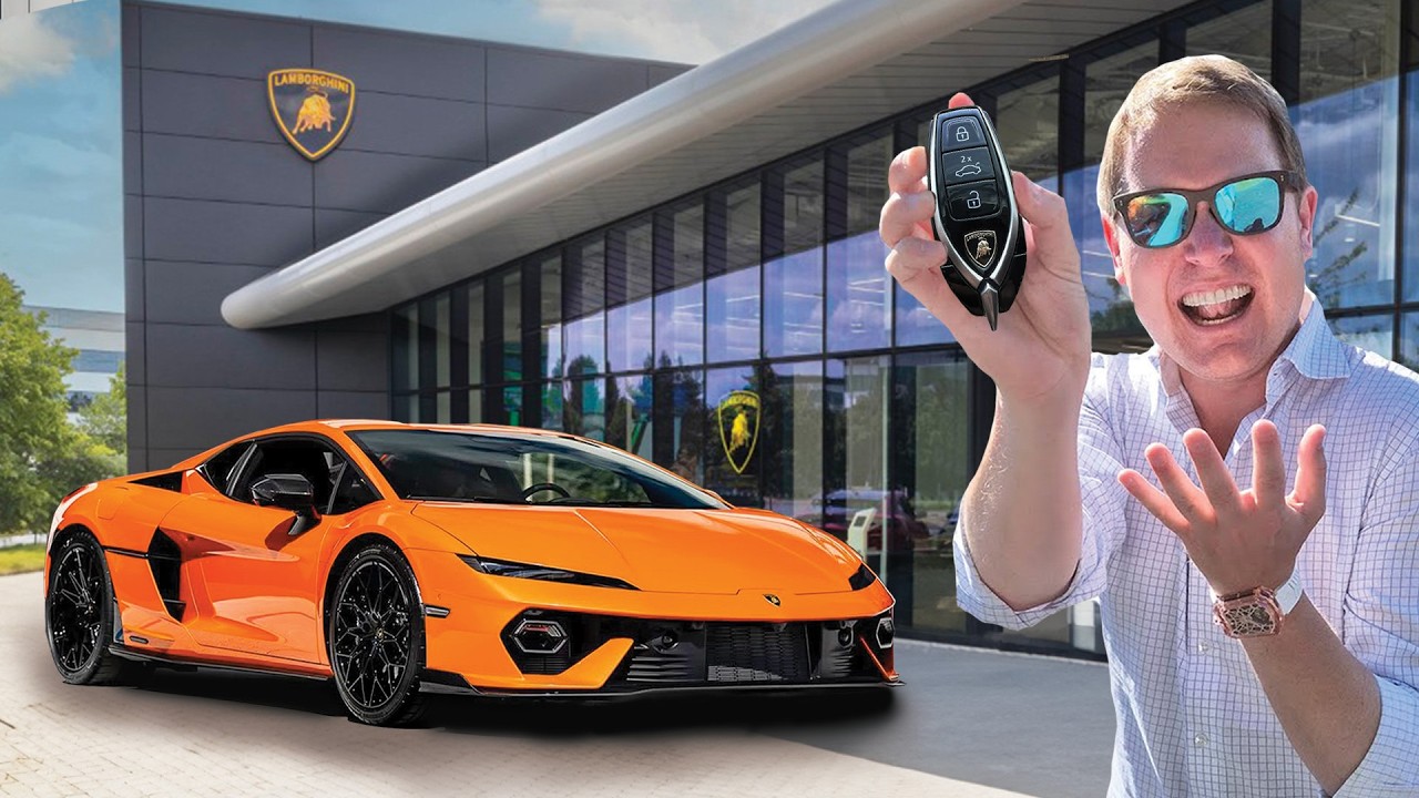 My FIRST DRIVE in the New LAMBORGHINI TEMERARIO! - YouTube