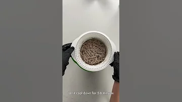 Cold Soba Using Kirishina Signature Dried Soba Noodles 