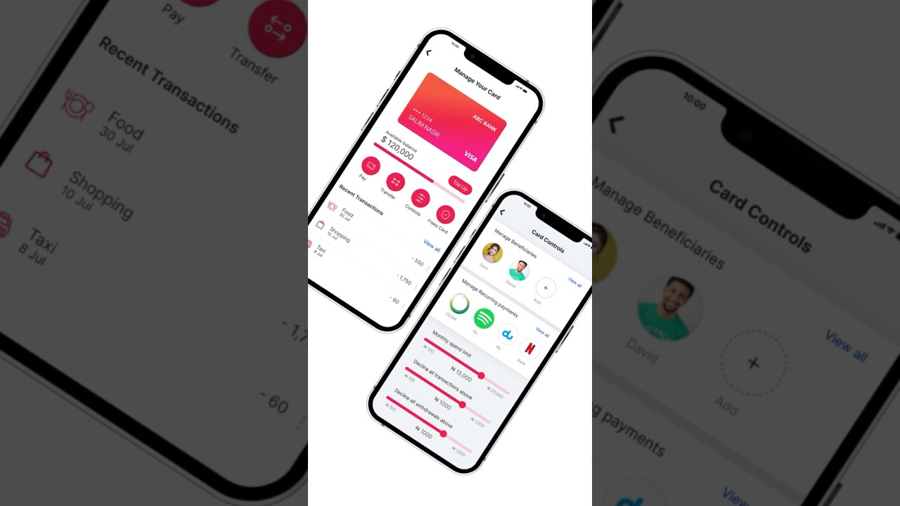 Banking App - Sketch to UI Design Process #productdesign #productmanagement #payments #figma