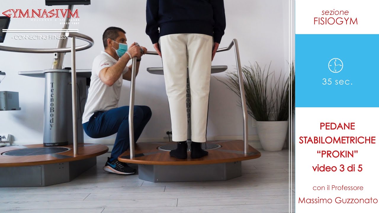 Pedana stabilometrica Prokin con il Prof  Massimo Guzzonato