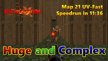 [World Record] Final Doom TNT: Evilution Map 21 "Administration Center" UV-Fast Speedrun in 11:36