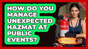 How Do You Manage Unexpected Hazmat At Public Events? - Inside the Firehouse