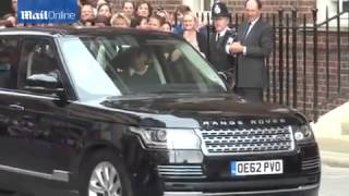 Wills and Kate leave hospital with...