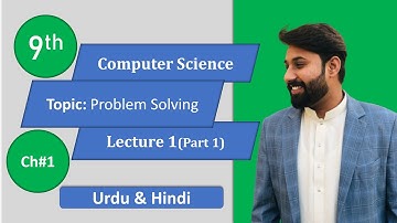 Problem solving steps(part 1) 9th Computer science Chapter 1