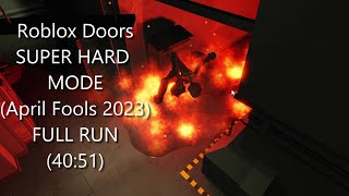 Roblox Doors: Super Hard Mode | FULL RUN WITH BADGE