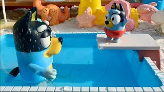 Baby Bluey - The Pool - Bluey toys pretend play