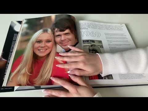 ASMR | Page Flipping through Abba Magazine (soft spoken)