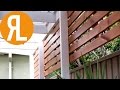 How To Make A Simple Outdoor Screen