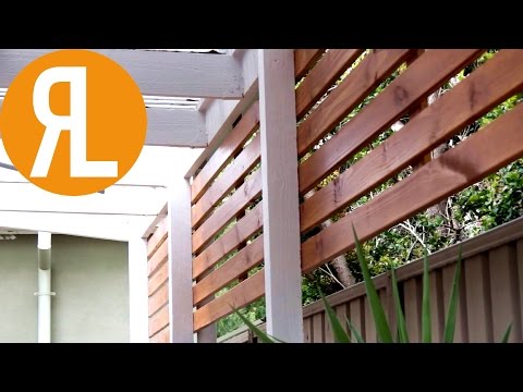 How To Make A Simple Outdoor Screen