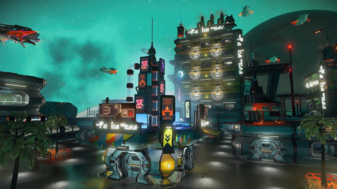 No Man's Sky | Freighter Base | External Build Tutorial - YouTube