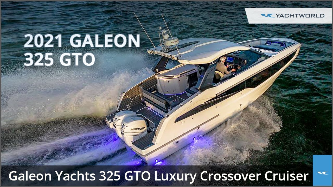 Galeon 325 GTO Yacht Full Walkthrough Video Boat Review - YouTube