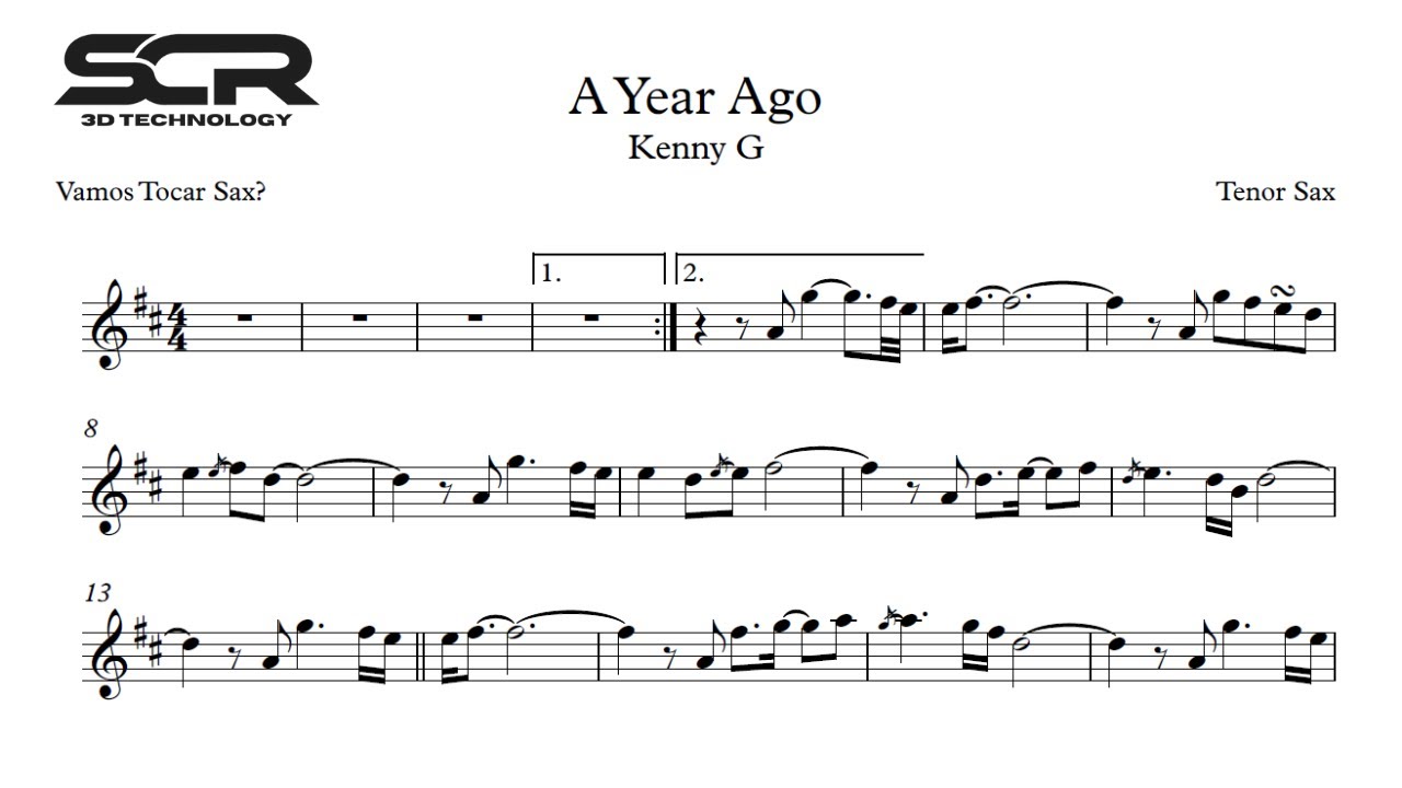 Kenny G | A YEAR AGO | Tenor Saxophone - YouTube