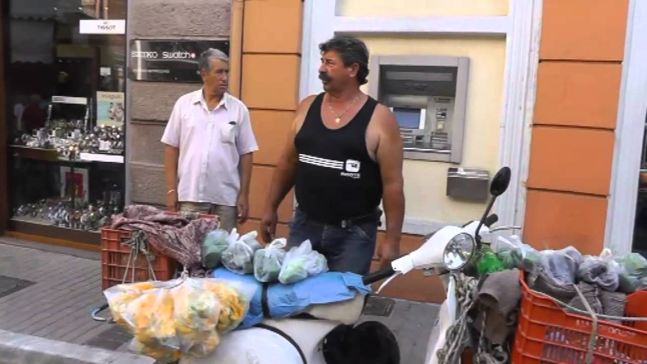 Ermou street, the commercial centre of Mitilini