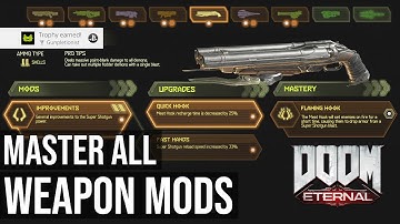 Gunpletionist Trophy (Master All Weapon Mods) - Doom Eternal