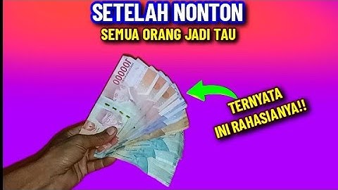 TERBONGKAR RAHASINYA !! TERNYATA BEGINI CARA MENYIMPAN UANG AMAN DARI TUYUL, ANTI TUYUL