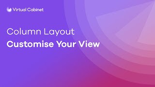 Column Layout | Feature Showcase | Virtual Cabinet