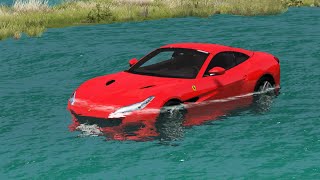 Cars vs Deep Water - BeamNG.Drive by Beamng Hero