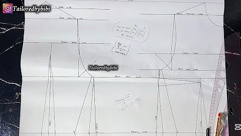 HOW TO DRAFT A BASIC BODICE BLOCK (Step-by-Step for Beginners)- HELEN ARMSTRONG TECHNIQUE.