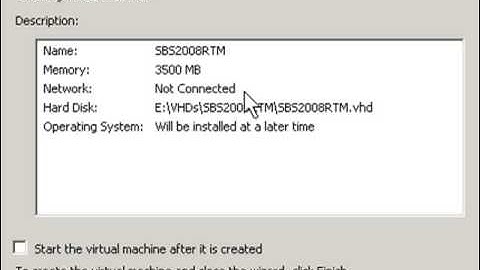 SBS 2008 on Hyper-V Part 2