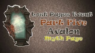 Wizard101 Lost Pages Event, Avalon, Myth Page, 5 of 6