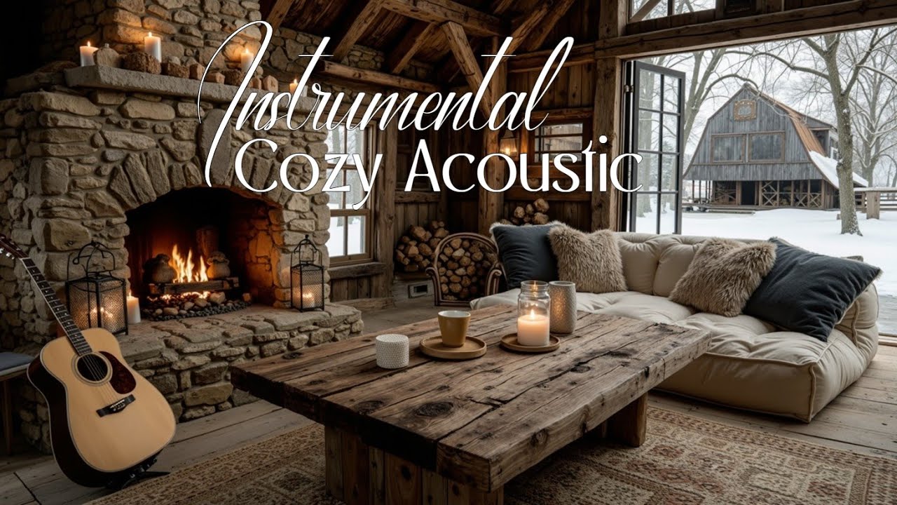 Каминные Акустические Мелодии для Расслабляющих Январских Ночей