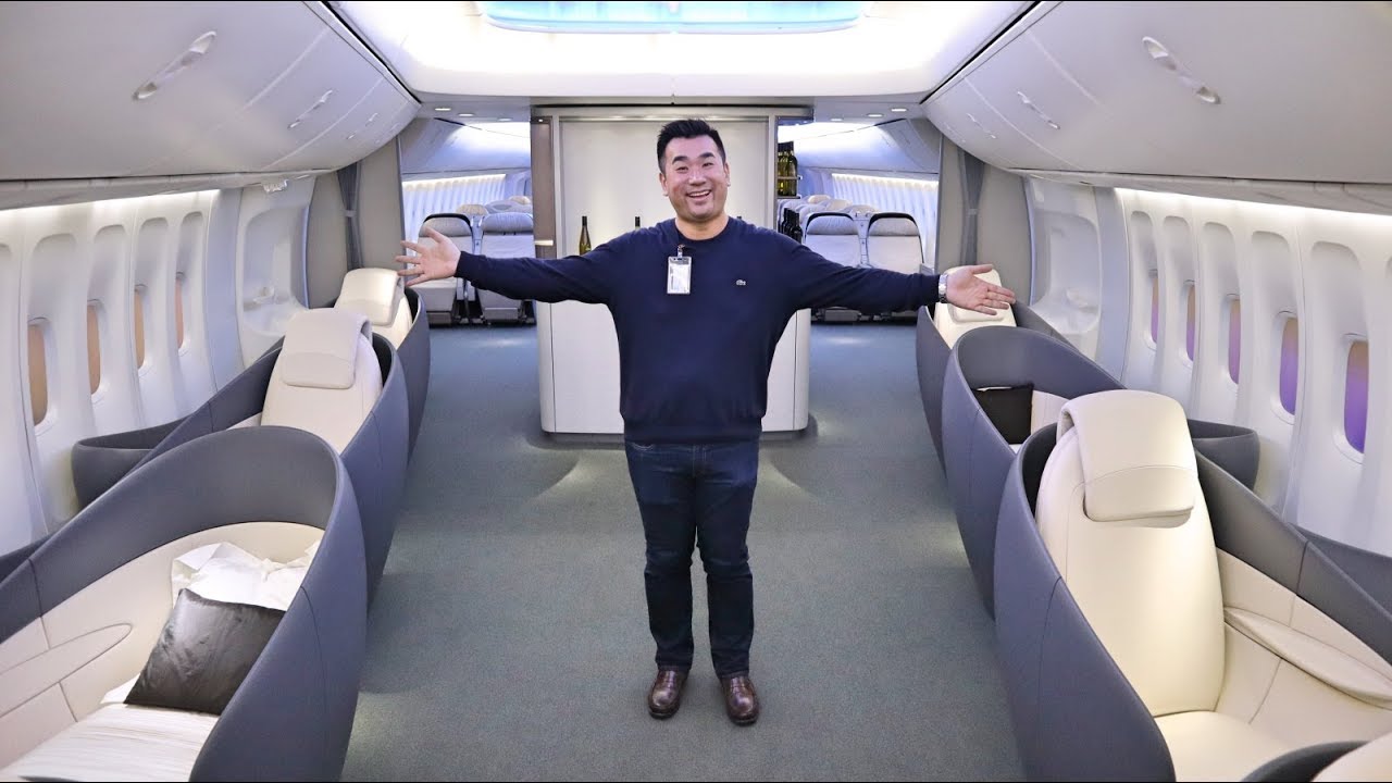 Inside The Newest Boeing 747 Boeing Customer Experience Center