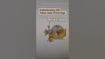 Thumbnail of Key Details to Look for When Authenticating Chrome Hearts 22K Gold Earrings #chromehearts