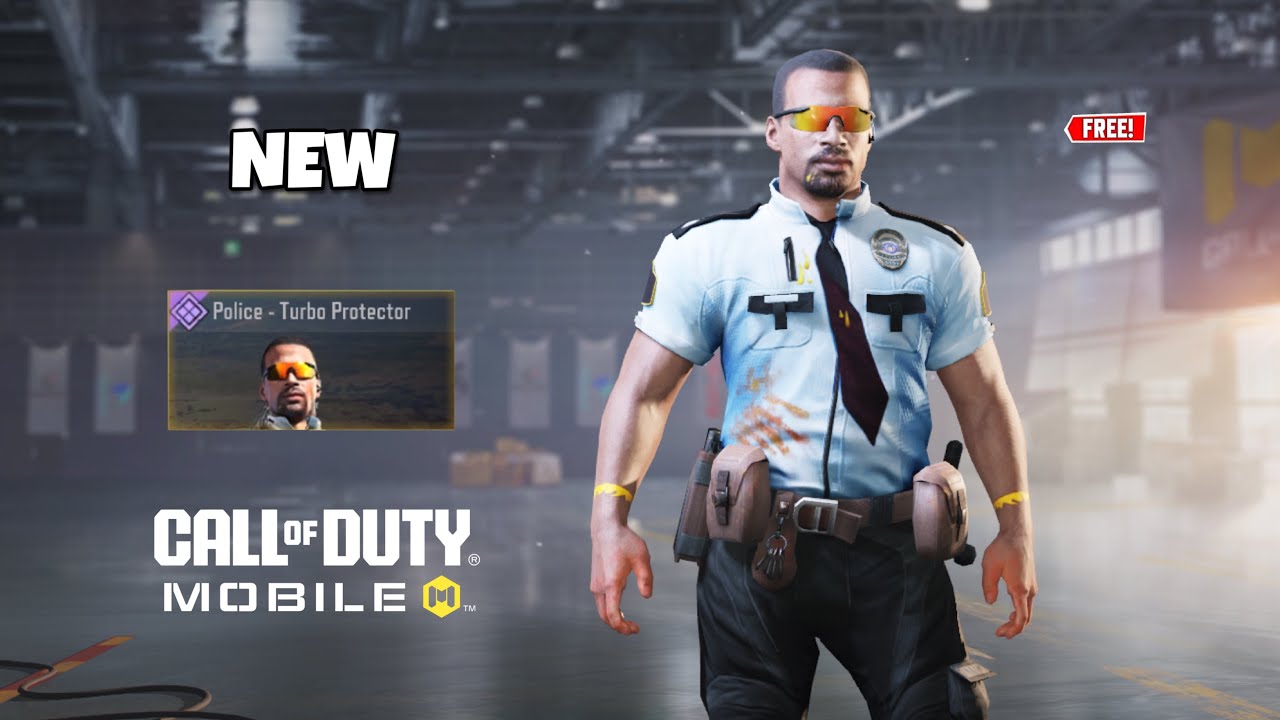 *NEW* Unlock FREE Police - Turbo Protector Skin on COD Mobile ...