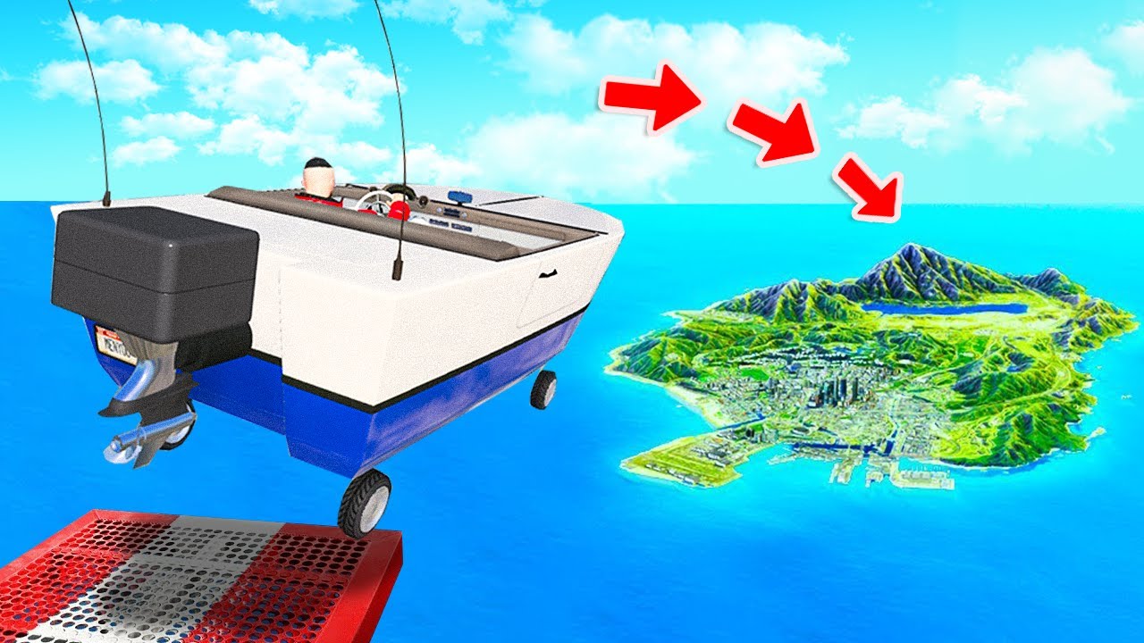 BOOT AUTO SPRINGT ÜBER DIE GANZE KARTE in GTA 5!