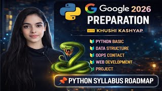 Python Full Course 2026 || Syllabus Roadmap 🔰|📌Programming for GSOC 2026 | Beginner to Pro #python 