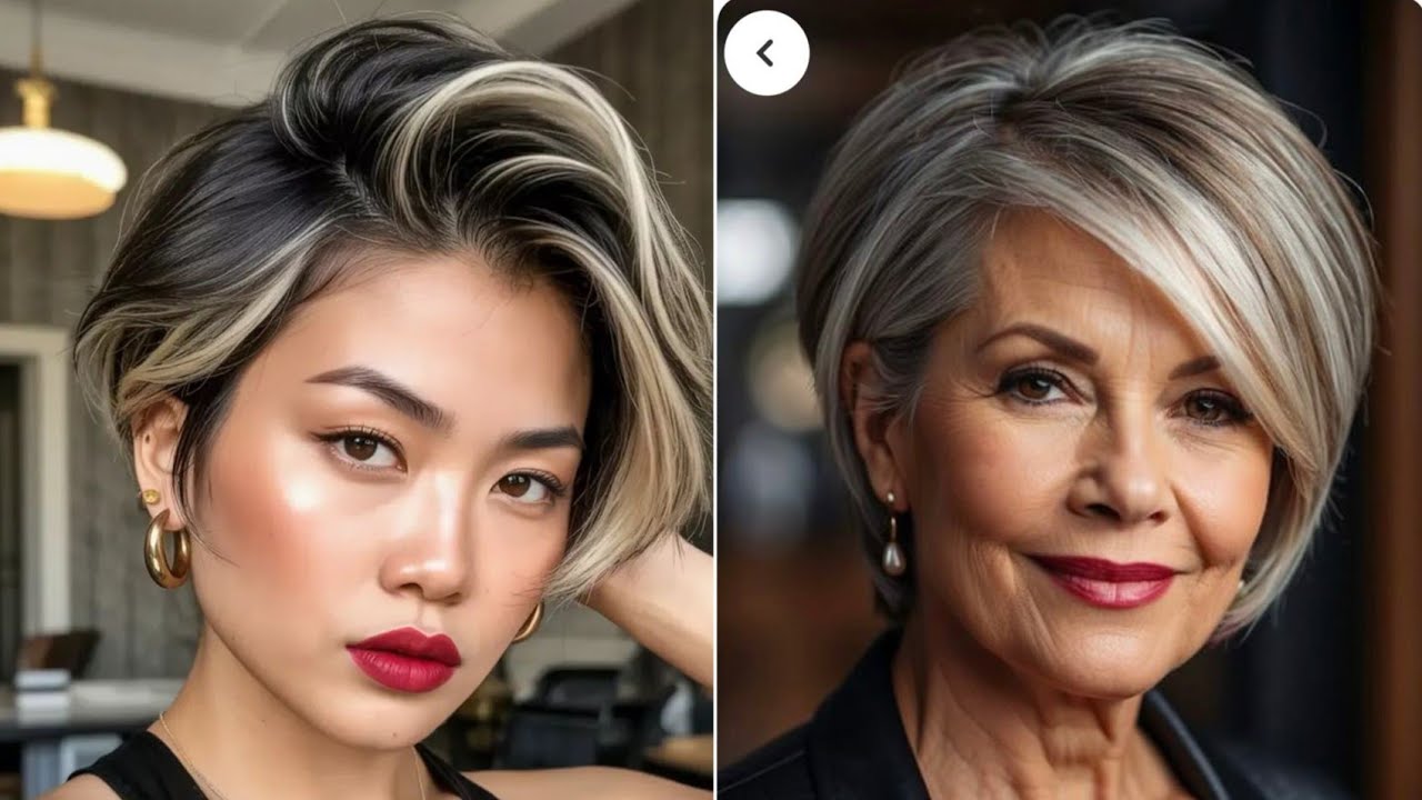 Top Stylish Short Hair cut and pixie bob hair dye colors ldeas 