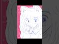 まだ寒い春待ち、もふもふ恋心 【お絵描き＆ソング】#shorts